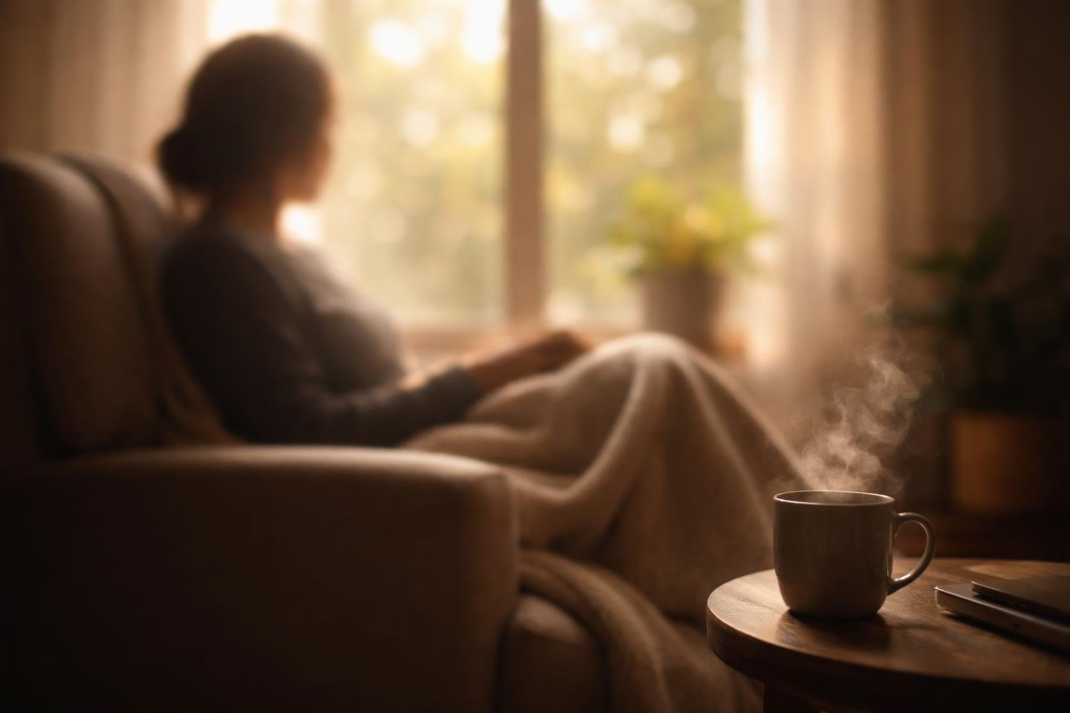 silhouette-fauteuil-soleil-plaid-tasse