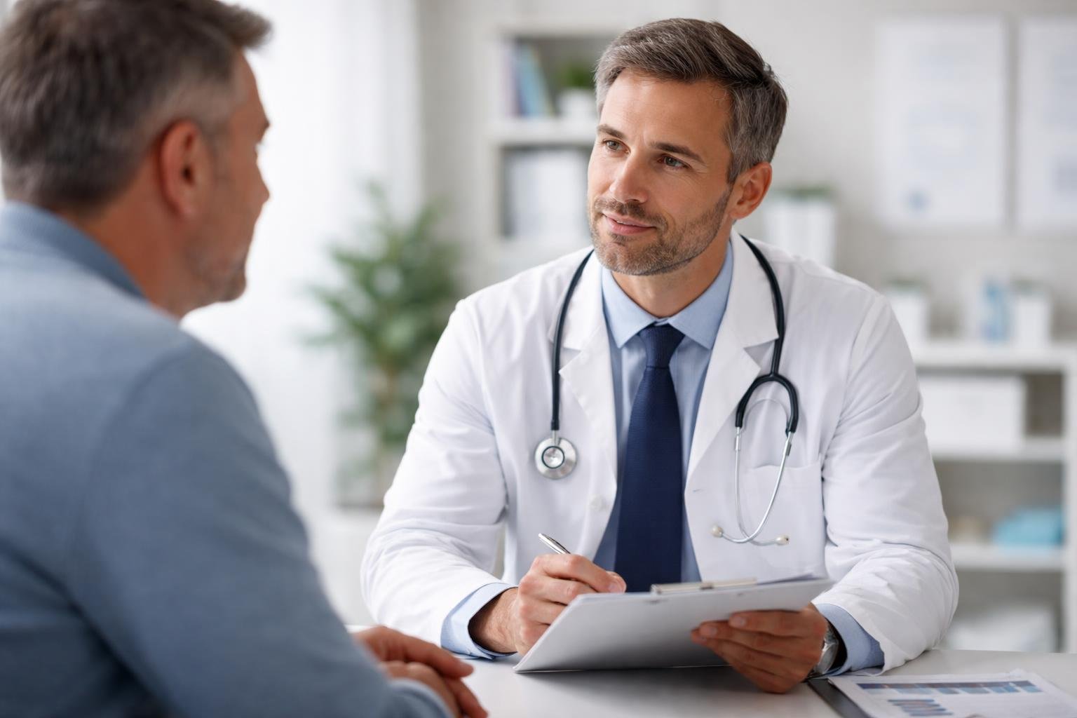 medecin-discute-patient-cabinet-moderne